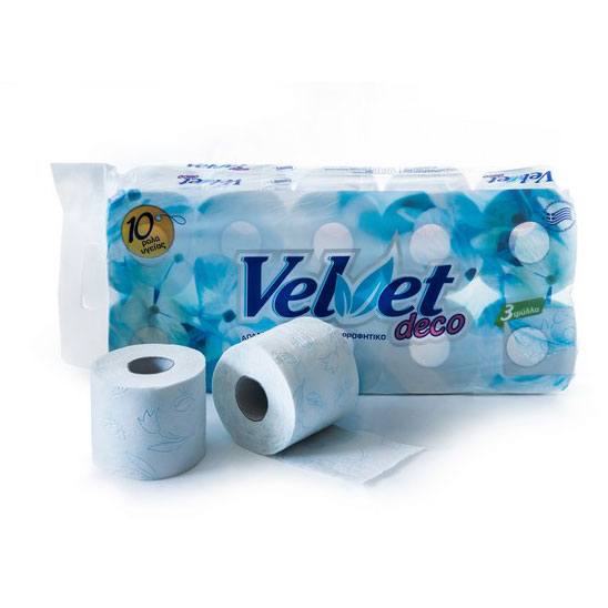 Χαρτί υγείας 3φύλλο Velvet