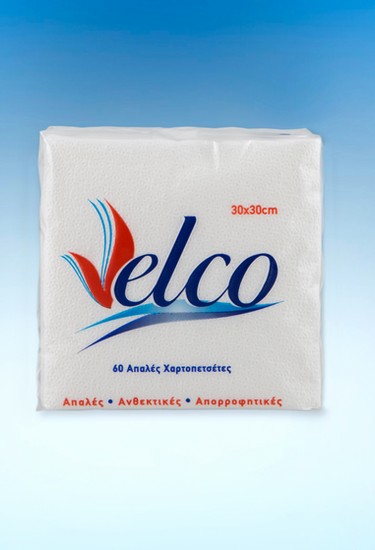 Χαρτοπετσέτα Velco 30x30 60Φ