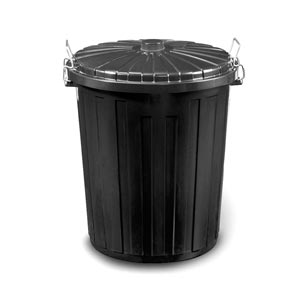 Κάδος πλαστικός στρογγυλός 55 L